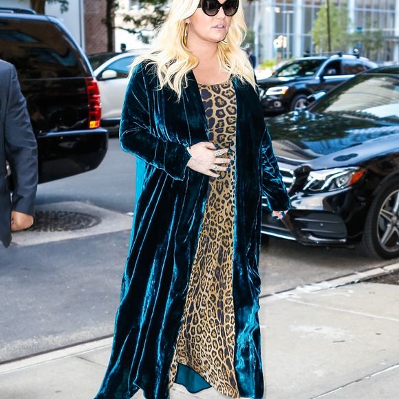Jessica Simpson enceinte arrive à l'hôtel The Greenwich à New York, le 19 septembre 2018 