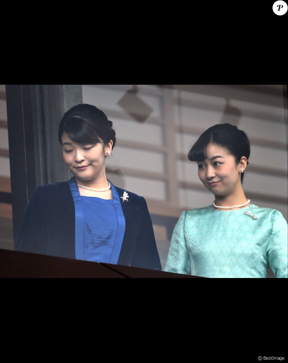 Info - La princesse Mako va se marier le 26 octobre - La princesse du Japon Mako et la princesse du Japon Kako - La famille impériale nippone lors des voeux du Nouvel An au Palais impérial de Tokyo, Japon, le 2 janvier 2020.