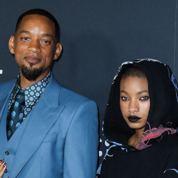 Jada Pinkett Smith avec son mari Will Smith et leurs enfants Willow Smith, Jaden Smith à la première du film "King Richard" à Los Angeles, le 14 novembre 2021. 