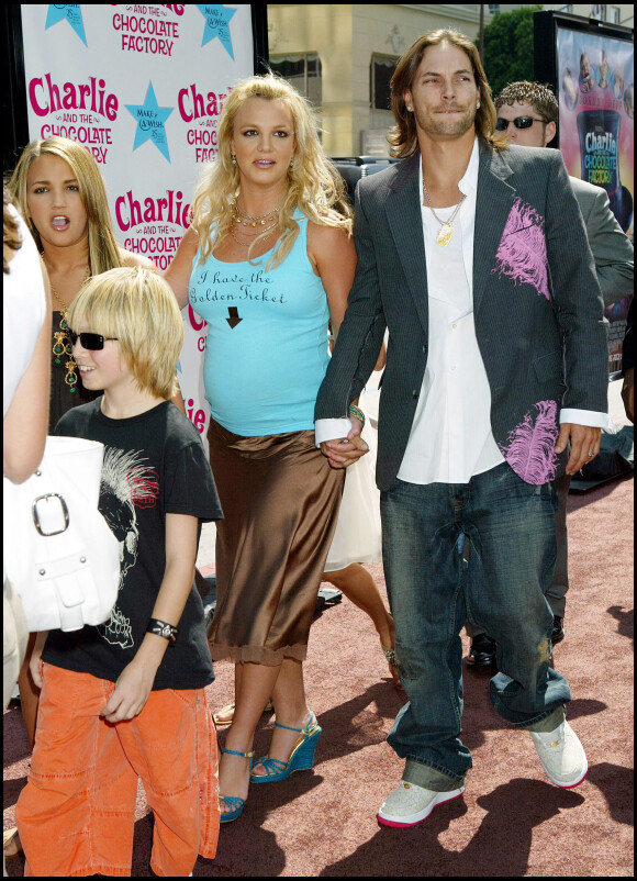 Britney Spears et Kevin Federline à Hollywood en 2005
