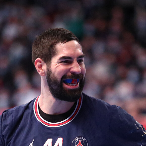 Nikola Karabatic - Handball EHF Champions League "PSG - Flensburg (33-30)" à Paris, le 24 février 2022.