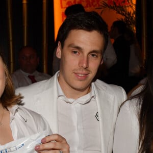 Exclusif - No Web - Camille Gottlieb, Louis Ducruet et Marie Chevalier, sa fiancée - Louis Ducruet et sa soeur Camille Gottlieb représentent leur mère la princesses Stephanie de Monaco durant une soirée organisée par Stéphane Combaluzier au Twiga à Monaco le 30 mars 2019. ©Bruno Bebert / Bestimage