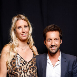 Frédéric Diefenthal et sa compagne Stéphanie Seguin - Enregistrement de l'émission "La Chanson secrète 8" à la Seine musicale à Paris. © Gaffiot-Moreau / Bestimage
