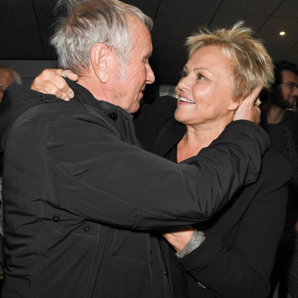 Yves Rénier et Muriel Robin - Générale du nouveau spectacle "Muriel Robin et Pof !" au Palais des Sports à Paris, le 3 octobre 2019. © Coadic Guirec/Bestimage