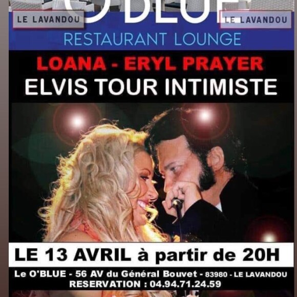 Loana, ex-star de télé-réalité soutenue par son ami Eryl Prayer.