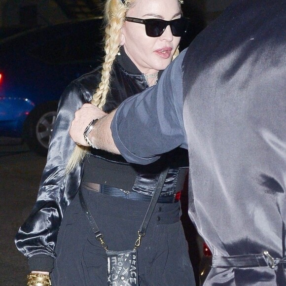 Exclusif - Madonna va dîner chez Craig's à West Hollywood, Los Angeles, le 21 mars 2022.