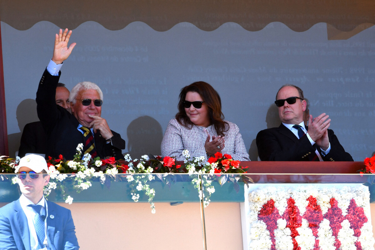 Photo : Nicola Pietrangeli, Mélanie de Massy et le prince Albert II de