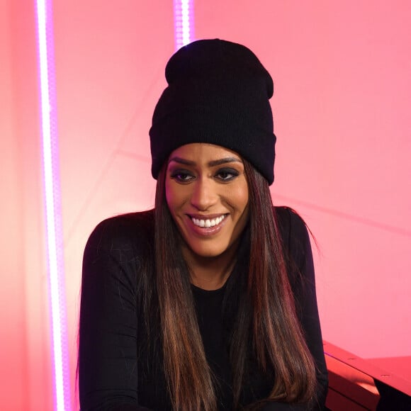 Exclusif - Amel Bent - Répétitions de l'émission "Duos Mystères" à la Seine Musicale à Paris, qui sera diffusée le 26 février 2021 sur TF1. Le 2 février 2021 © Gaffiot-Moreau / Bestimage