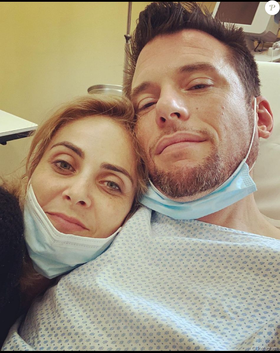 Norbert Tarayre lors de son hospitalisation pour un pneumothorax, mai 2021