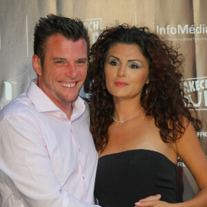 Norbert Tarayre et son ex-femme Amandine - Ouverture du Festival Marrakech du Rire 2015. Le 13 juin 2015 à Marrakech