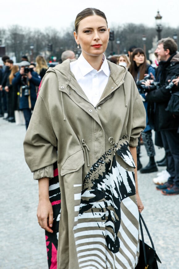 Maria Sharapova - Arrivées au défilé Dior Femme Automne/Hiver 2022/2023 lors de la Fashion Week de Paris, France, le 1er mars 2022. © Veeren-Clovis/Bestimage