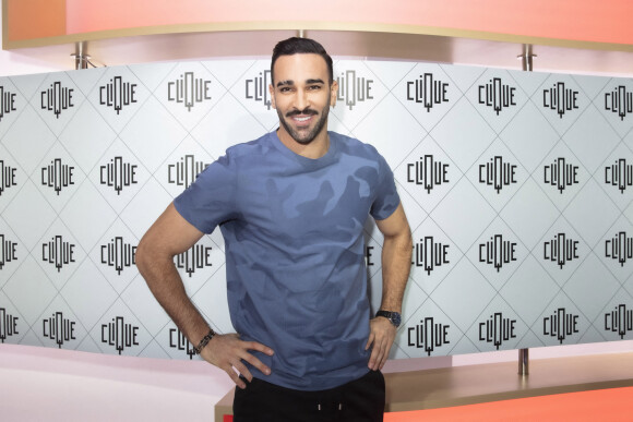 Exclusif - Adil Rami - Backstage de l'émission Clique, présentée par M.Achour et diffusée le 29 janvier 2022 à 12h45 sur C+ en clair - Paris le 27/01/2022 - © Jack Tribeca / Bestimage