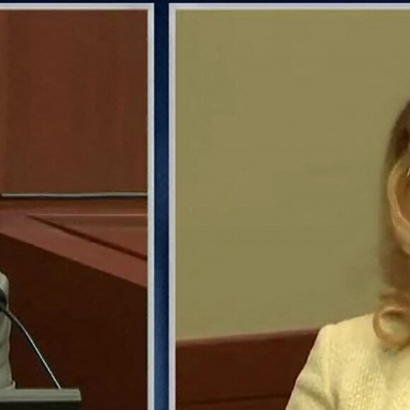 Johnny Depp poursuit son ex-femme Amber Heard pour diffamation. Ici au tribunal de Fairfax. Le 20 avril 2022.