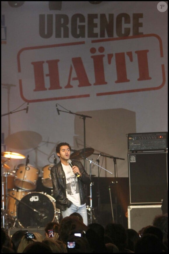 Jamel Debbouze apporte son soutien aux victimes de Haïti, dimanche 24 janvier 2010 !