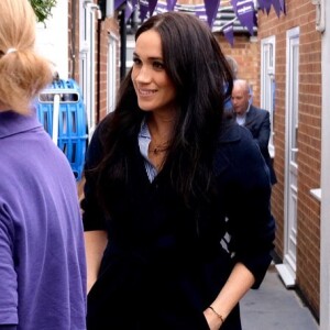 Meghan Markle lors de sa visite du centre Mayhew à Londres, le 8 janvier 2020.