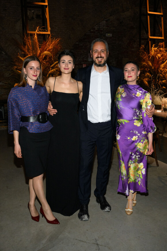 Lucrezia Longobardi, Gian Maria Tosatti - Les célébrités au dîner "Valentino" lors de la 59ème Biennale de Venise, le 22 avril 2022. 