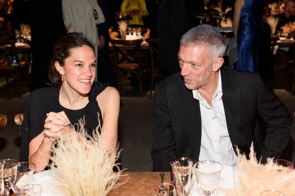 Francesca Ragazzi et Vincent Cassel - Les célébrités au dîner "Valentino" lors de la 59ème Biennale de Venise, le 22 avril 2022. 