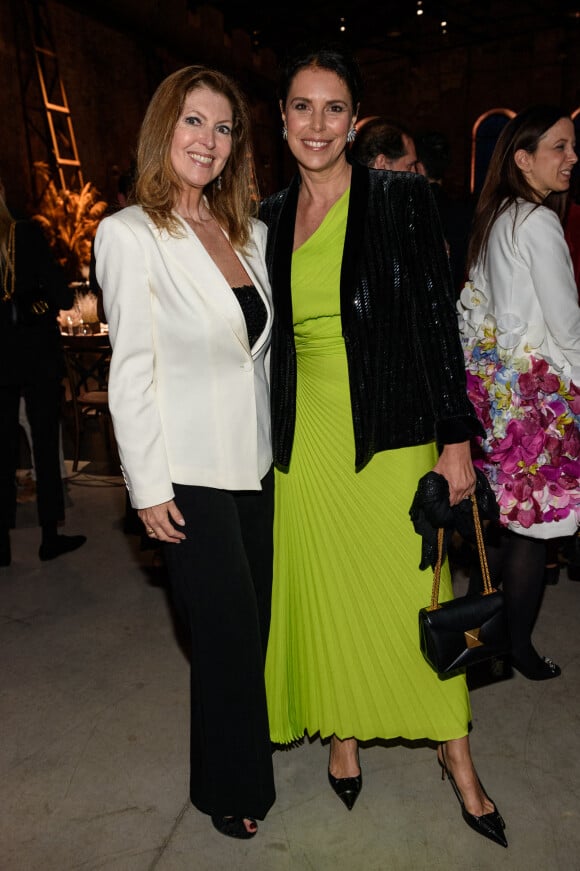 Alessandra Repini, Alessia Perotti - Les célébrités au dîner "Valentino" lors de la 59ème Biennale de Venise, le 22 avril 2022. 