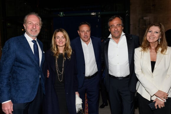 Arturo Artom, Elisabetta Carletti, Michele Casamonti, Massimo Perotti, Alessandra Repini - Les célébrités au dîner "Valentino" lors de la 59ème Biennale de Venise, le 22 avril 2022. 