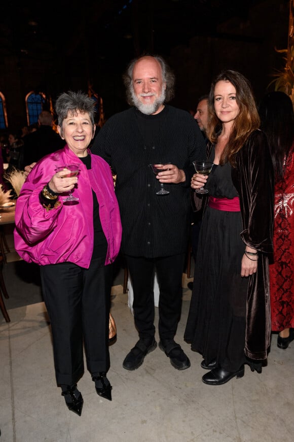 Maria Luisa Frisa, Giovanni Bonotto,Chiara Casarin - Les célébrités au dîner "Valentino" lors de la 59ème Biennale de Venise, le 22 avril 2022. 