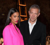 Tina Kunakey et son mari Vincent Cassel - Les célébrités au dîner "Valentino" lors de la 59ème Biennale de Venise