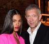 Tina Kunakey et son mari Vincent Cassel - Les célébrités au dîner "Valentino" lors de la 59ème Biennale de Venise, le 22 avril 2022. 