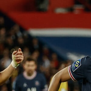 Kylian Mbappe (Paris Saint Germain) : Match Ligue 1 Uber Eats PSG Vs Lens (1-1) au parc des princes à Paris le 23 avril 2022 © Aurelien Morissard / Panoramic / Bestimage