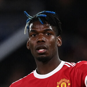 Paul Pogba - Match de Ligue Des Champions "Manchester United - Atalanta Bergame" au stade Old Trafford à Manchester.