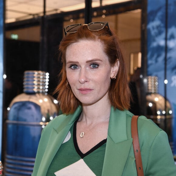 Exclusif - Audrey Fleurot au lancement des nouveaux parfums Moncler dans sa boutique sur l'avenue des Champs-Élysées à Paris, France, le 22 avril 2022. © Rachid Bellak/Bestimage