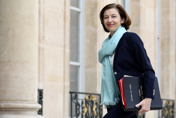 Florence Parly, ministre des Armées à la sortie du conseil des ministres, au palais de l'Elysée, à Paris, France, le 28 avril 2022.