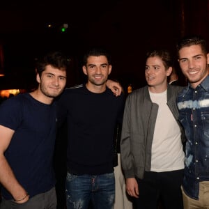 Semi-Exclusif - Enzo Zidane, Luca Zidane et des amis - A l'occasion des 20 ans de la victoire de l'équipe de France, les bleus 98 se sont rendus à un dîner organisé au Buddha Bar avec tous les joueurs et leur famille le 11 juin 2018. © Rachid Bellak/Bestimage