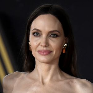 Angelina Jolie à la première du film "Eternals" lors de la 16ème édition du Festival du Film de Rome, le 24 octobre 2021. 
