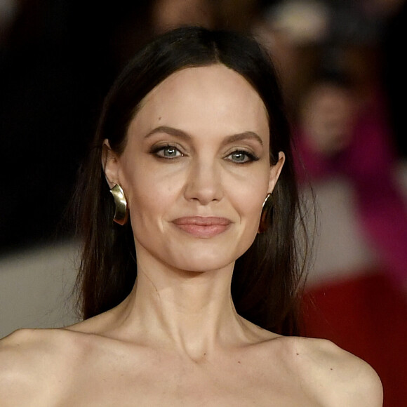 Angelina Jolie à la première du film "Eternals" lors de la 16ème édition du Festival du Film de Rome, le 24 octobre 2021. 