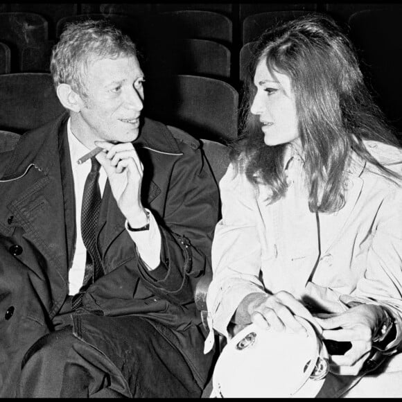 Lucien Morisse et Dalida en 1967 à l'Olympia