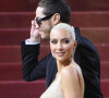 Kim Kardashian et Pete Davidson - Les célébrités arrivent à la soirée du "MET Gala 2022" à New York, le 2 mai 2022. 