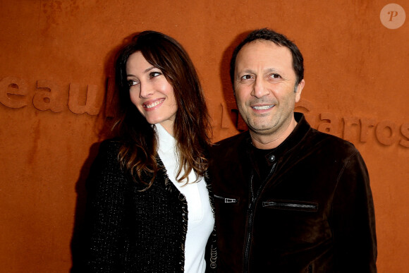 Mareva Galanter et son compagnon Arthur (Jacques Essebag) - People au village des internationaux de France de tennis à Roland Garros © Dominique Jacovides / Bestimage 