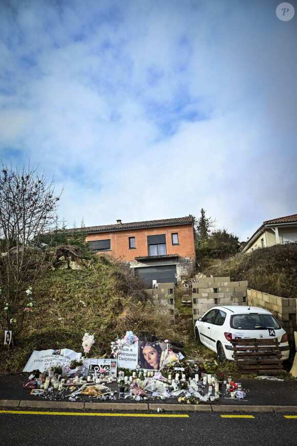 Vue générale de la maison de Delphine Jubillar à Cagnac-les-Mines le 8 janvier 2022