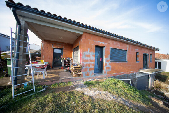 La maison en construction de Delphine Jubillar à Cagnac-les-Mines dans le Tarn. Le 7 janvier 2021