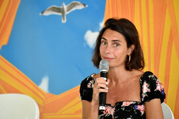 Info du 7 avril 2022 - Alessandra Sublet quitte les plateaux télé - Alessandra Sublet - 25ème édition du Festival du Livre de Nice, sous la présidence d'honneur de J. Julliard, historien, essayiste et journaliste à Nice le 17 septembre 2021.