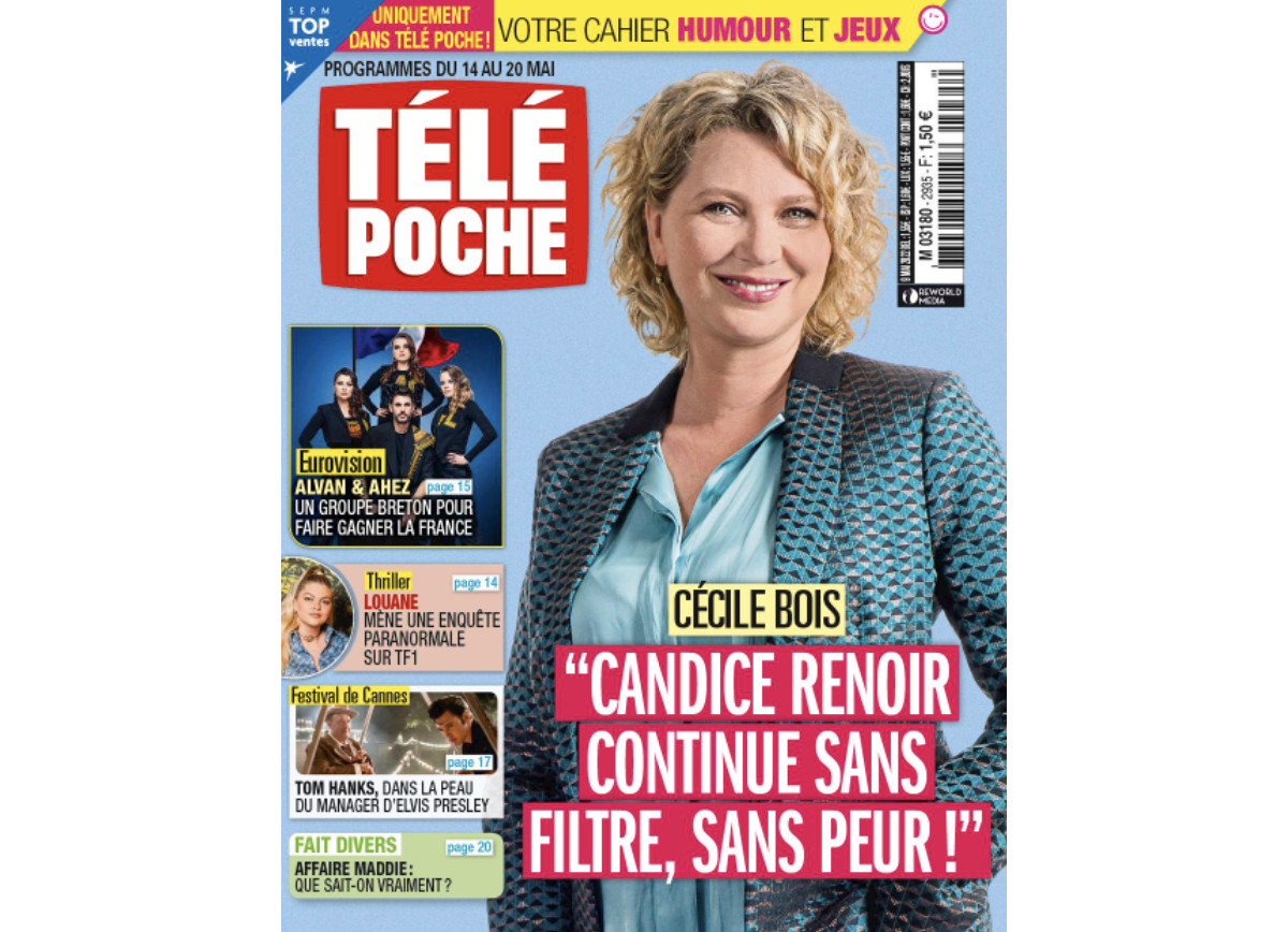 Photo : Magazine "Télé Poche" en kiosques lundi 9 mai 2022. - Purepeople