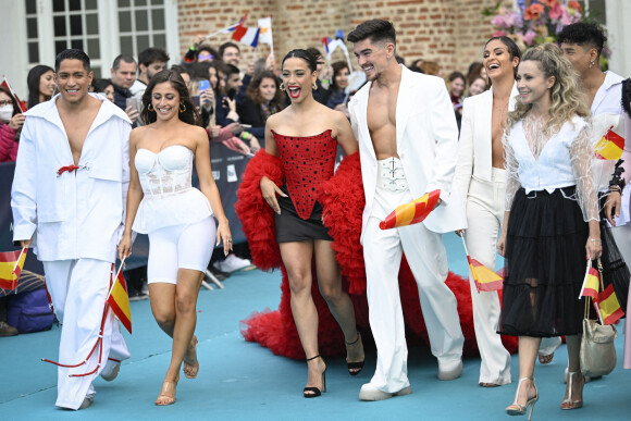 Chanel, Spain, au photocall de "l'Eurovision 2022" à Turin, le 8 mai 2022.