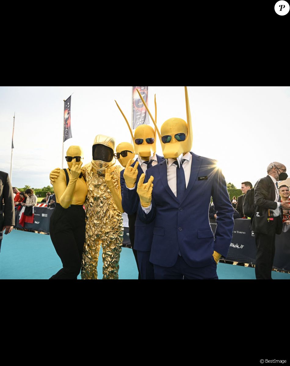 Subwoolfer, Norway, au photocall de "l'Eurovision 2022" à Turin, le 8 mai 2022.