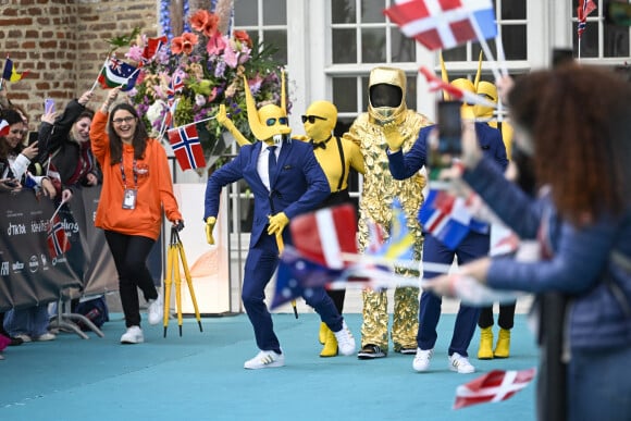 Subwoolfer, Norway, au photocall de "l'Eurovision 2022" à Turin, le 8 mai 2022.