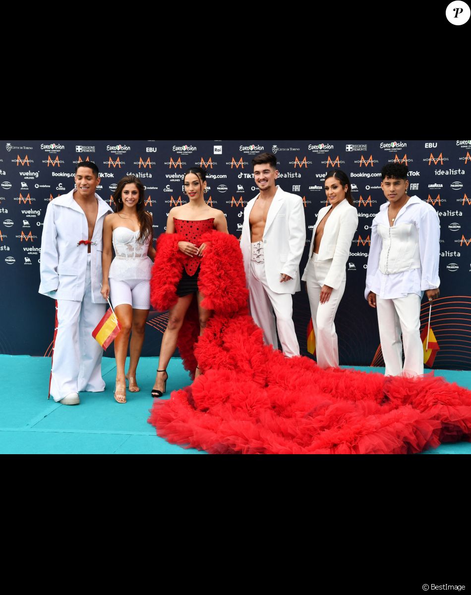 Spagna: Chanel au photocall de "l'Eurovision 2022" à Turin, le 8 mai 2022.