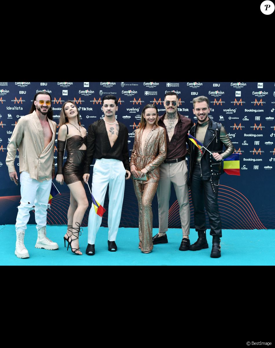 Romania: WRS au photocall de "l'Eurovision 2022" à Turin, le 8 mai 2022.