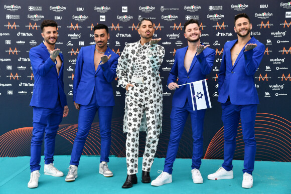Israele: Michael Ben David au photocall de "l'Eurovision 2022" à Turin, le 8 mai 2022.