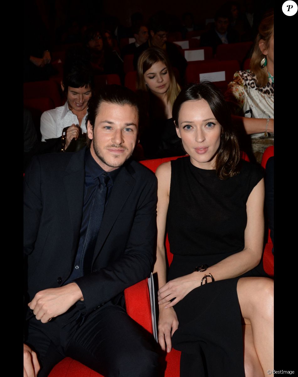 Gaspard Ulliel et sa compagne Gaëlle Pietri - Salle - La 20ème cérémonie des Prix Lumières à l'espace Pierre Cardin à Paris, le 2 février 2015.