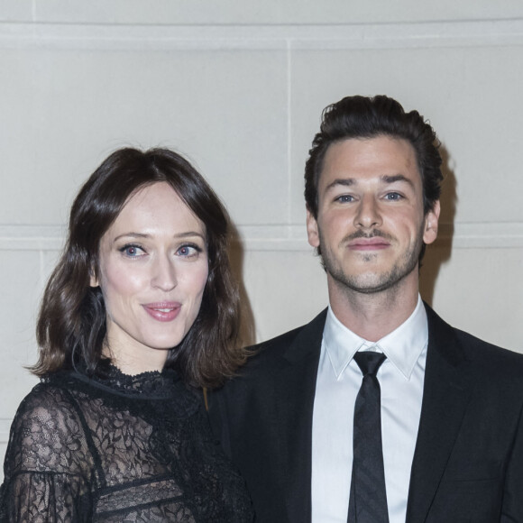 Gaspard Ulliel et sa compagne Gaëlle Pietri - Photocall lors du deuxième défilé Chanel "Métiers d'Art" au Ritz à Paris, France, le 6 décembre 2016.  © Olivier Borde/Bestimage 