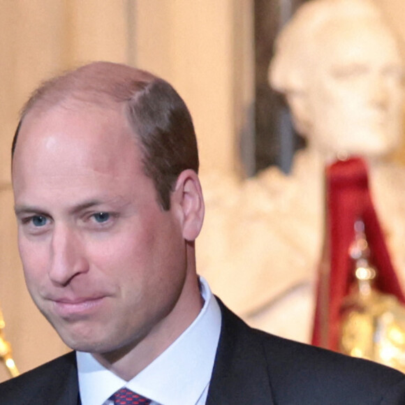 Le prince William, duc de Cambridge - Arrivée au discours de l'ouverture officielle du Parlement à Londres, le 10 mai 2022. Ayant des problèmes de mobilité, la reine d'Angleterre est représentée par le prince de Galles.