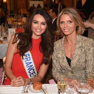 Exclusif - Diane Leyre (Miss France 2022) et Sylvie Tellier - Déjeuner du Chinese Business Club à Paris, à l'occasion de la Journée internationale des droits des femmes. Le 7 mars 2022 © Rachid Bellak / Bestimage 